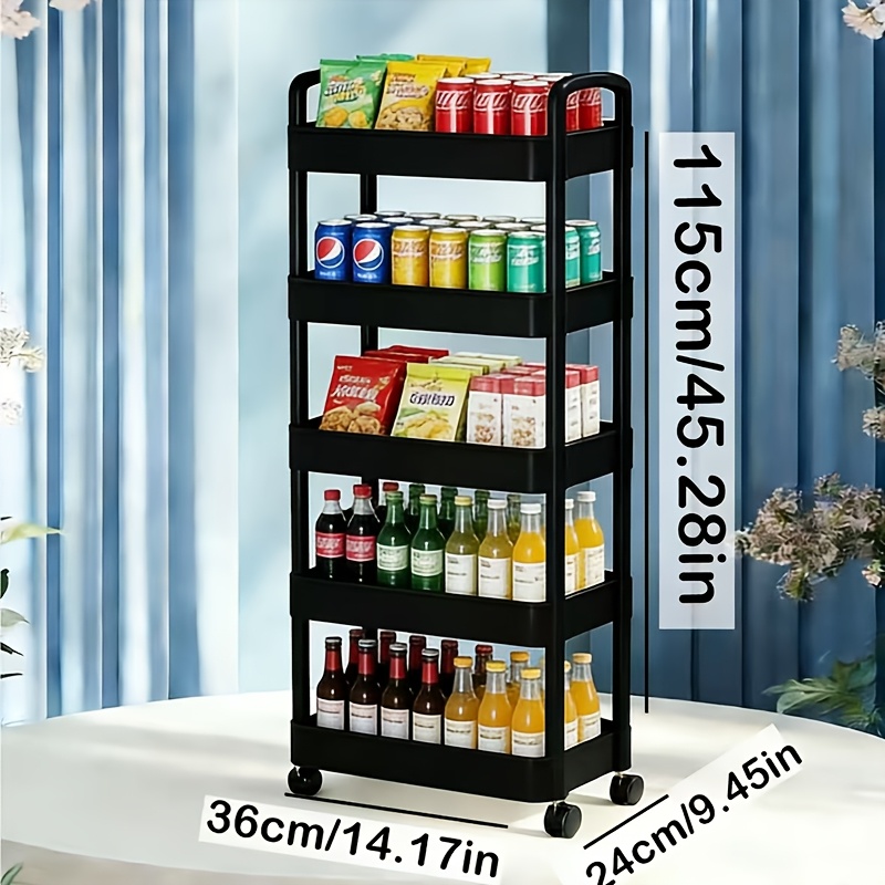 TEMU Multipurpose Rolling Cart, In Styles And Colors. Ideal As A File Cart Or Storage Rack For Offices, Kitchens, Bathrooms, Garages, Basements Bedrooms, Dining Rooms, And For Outdoor Use
