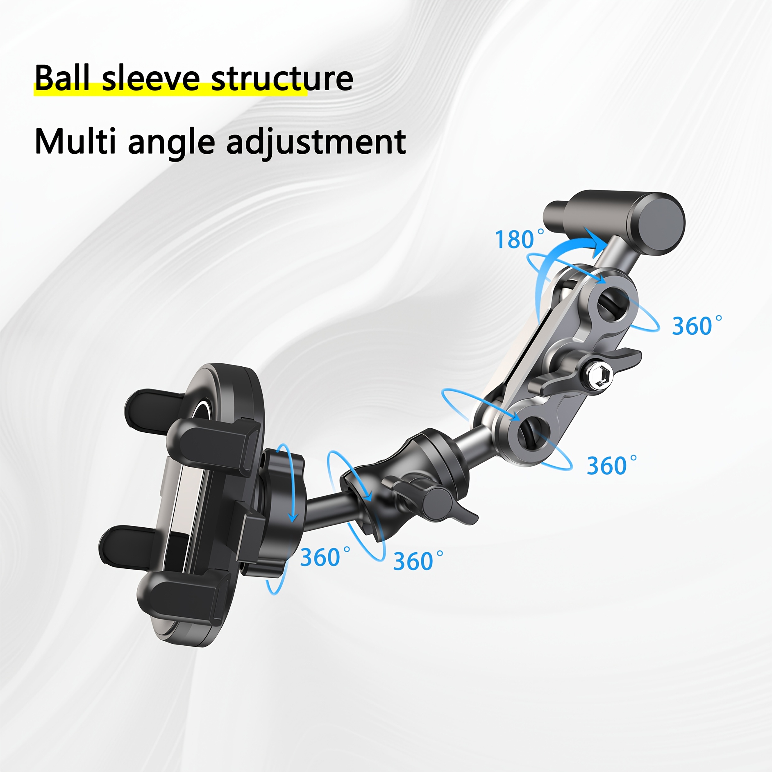 TEMU Lrbh Vehicle A-pillar Phone Mount For Off-road Vehicles, Trucks, And Van Handlebars