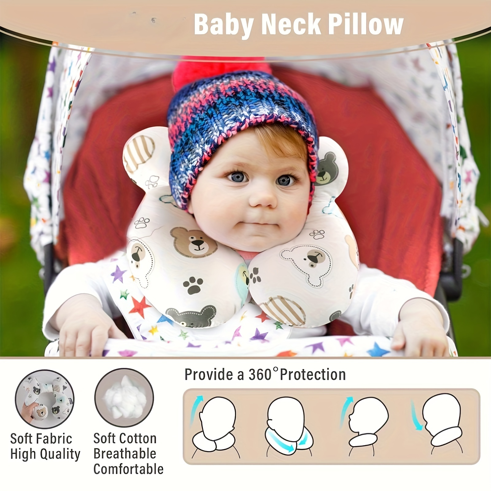 Infant neck support pillow best sale