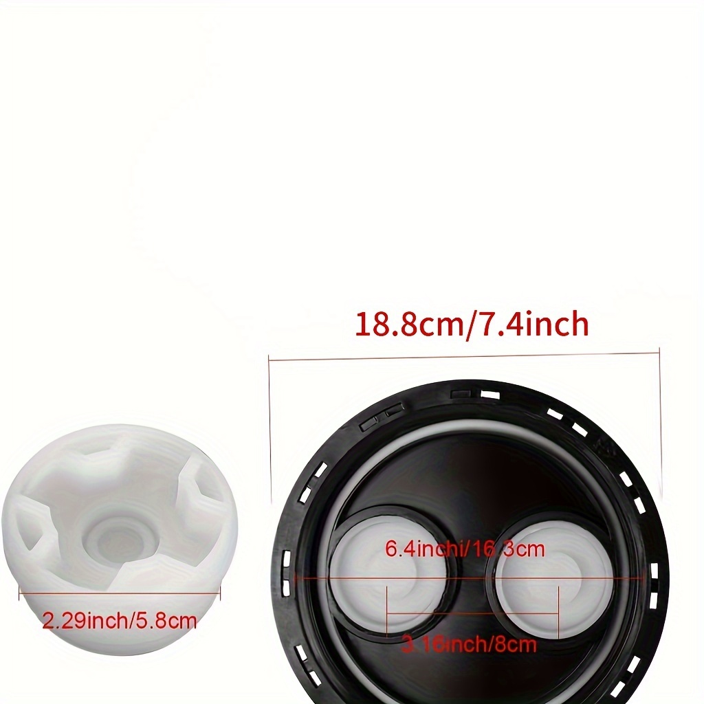 Lot De 2 Bouchons étanches Pour Cuve IBC - Diamètre 16,3 Cm, Protection Stockage Eau Et Produits Chimiques