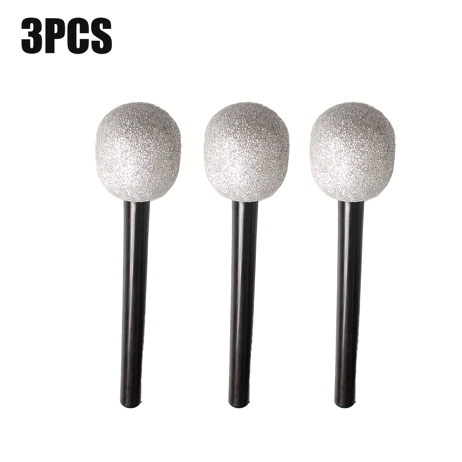 

[ ] 3pcs Glittered Fake - Plastic, For , Parties & Performances