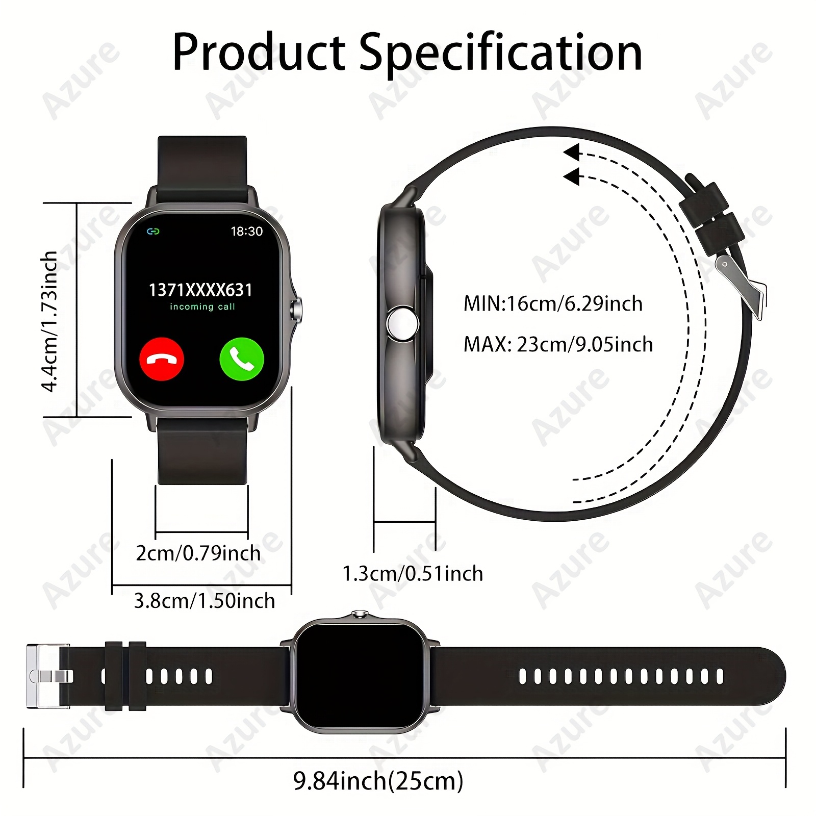25 New Fashion Smart Watches, HD Display Unisex with Wireless Call Alerts & Music Playback for All Sports Modes - Ideal Gift Suitable for Android and iPhone, Ultra Smart Watch, Small Smart Watch, Ultra Thin Smart Watch