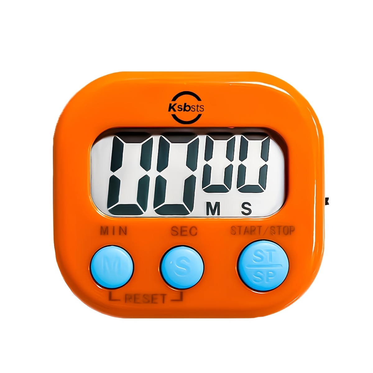 TEMU Digitaler Küchenwecker mit großem LCD-Display Alarm, magnetisch/Ständerhalterung, /Down, Minuten Sekunden, geeignet für Kochen, Backen, Sport,