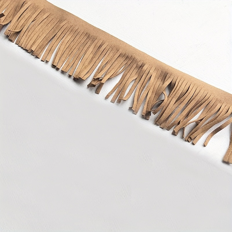 1 Yard Thin Microfiber Fringe Clothing, Shoes, Hats, Backpack Decoration Tassel Additions Handmade Decorative Additions