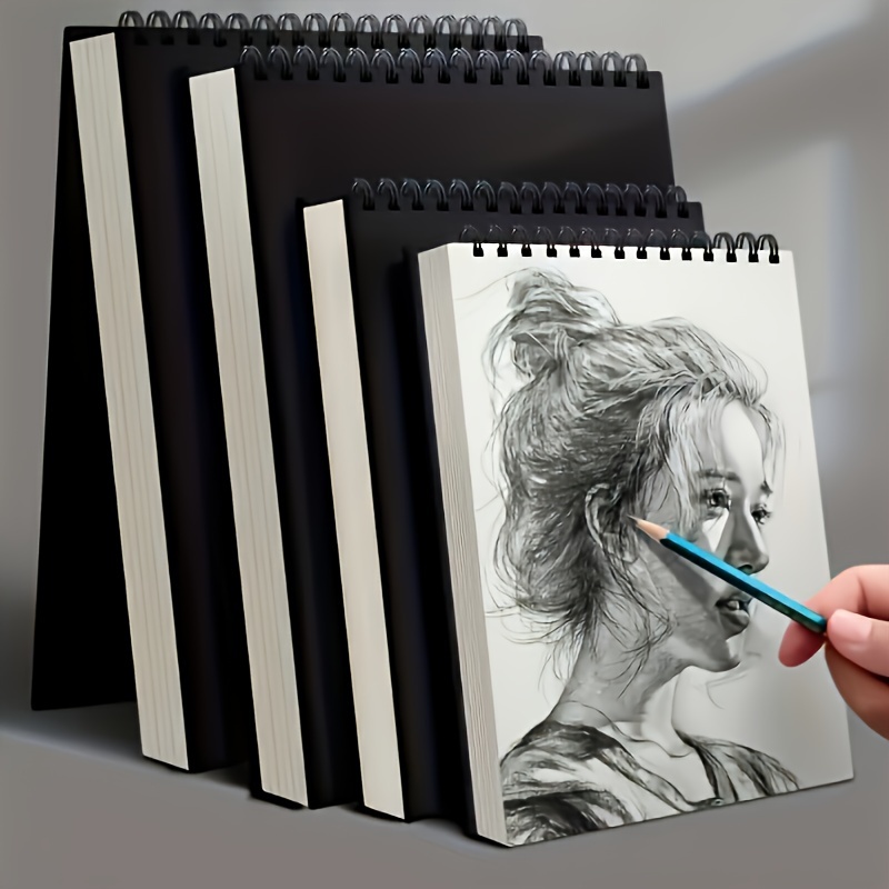 

1pc Spiral Bound Sketchbook With 30 Loose Sheets - Multi-purpose Drawing & Sketching Pad For 14+, Available In A5/a4/a6/16k Sizes - 1 Pack