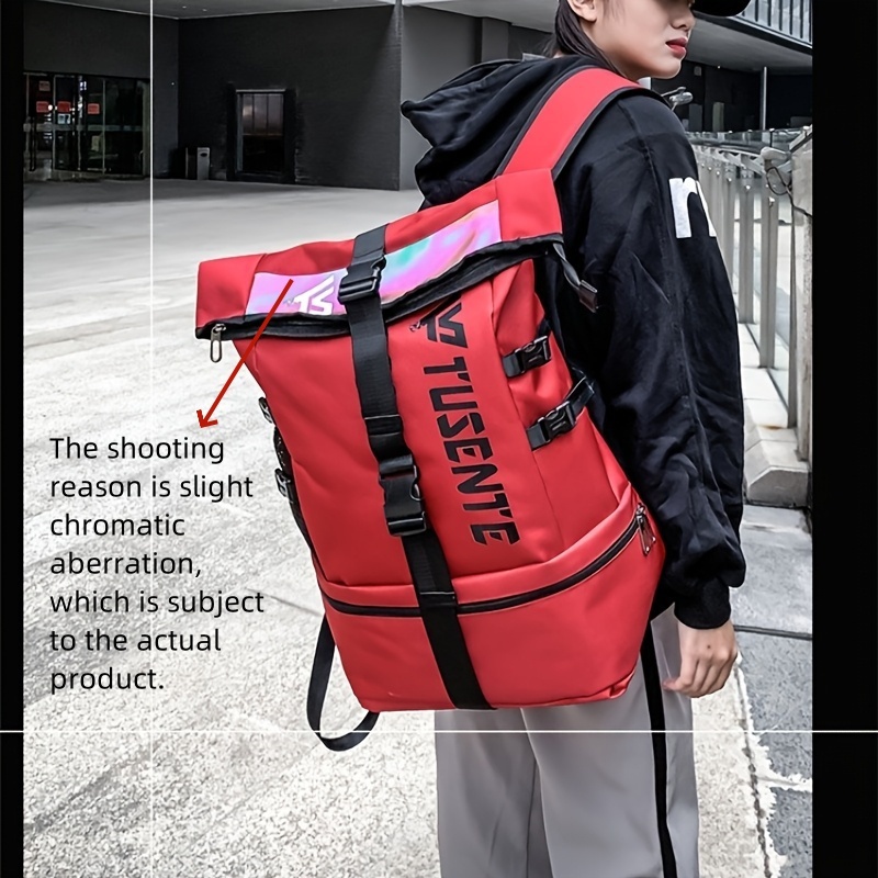 Women'S Large Capacity Backpack - Heavy-Duty Oxford Fabric with Adjustable Strap, Zipper Closure & Multiple Compartments - Gym, Travel, Hiking, Yoga