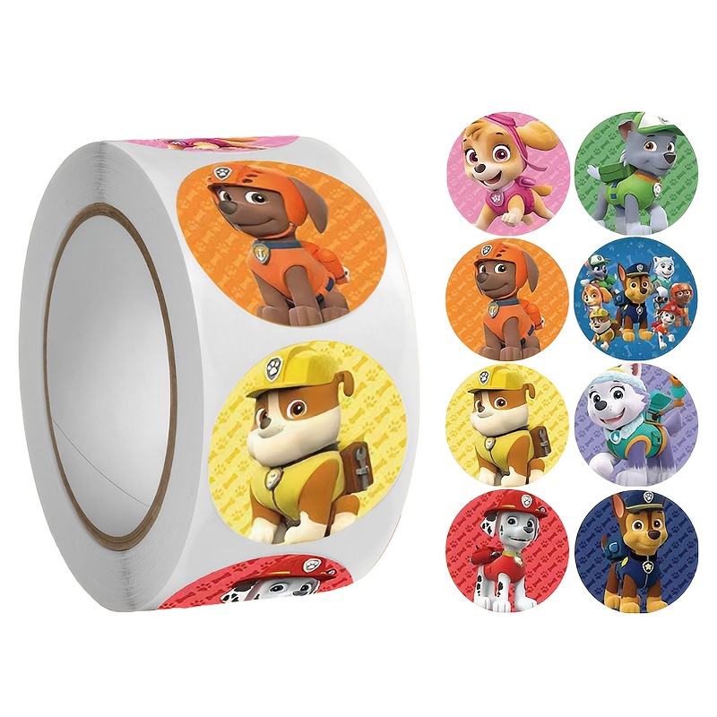 500   sticker rolls cute cartoon characters trendy new style creative decorative sealing stickers tape