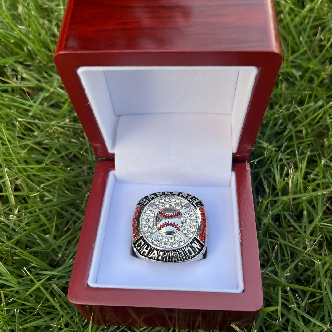 

Baseball Championship Trophy Ring Championship Championship With A Boutique Wooden Box