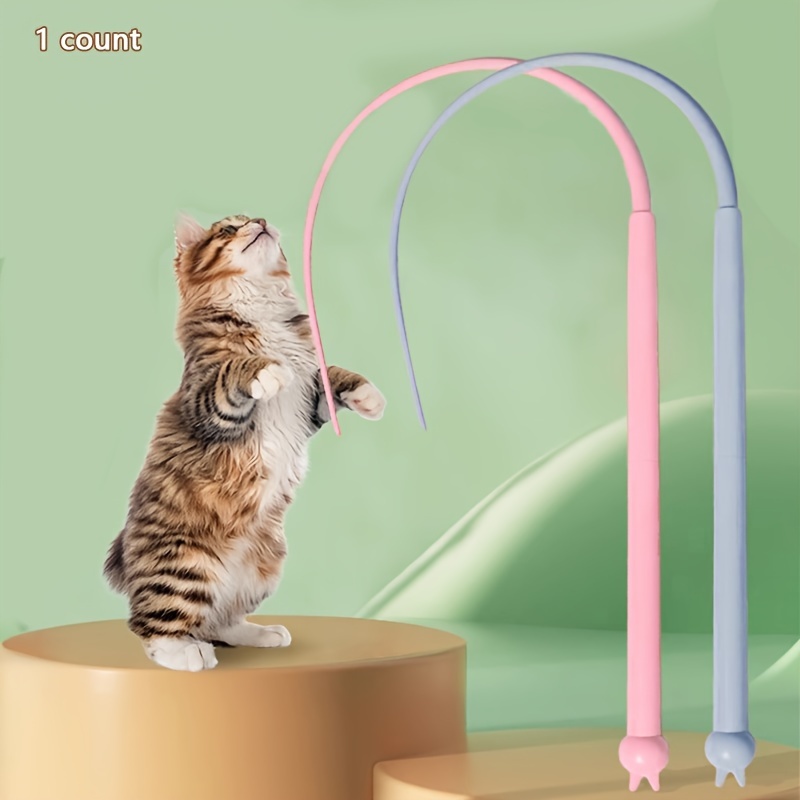 

1pc Booteely Cat Toy, Interactive Tail, Replaceable Pet Plaything, Cat , No Battery Included