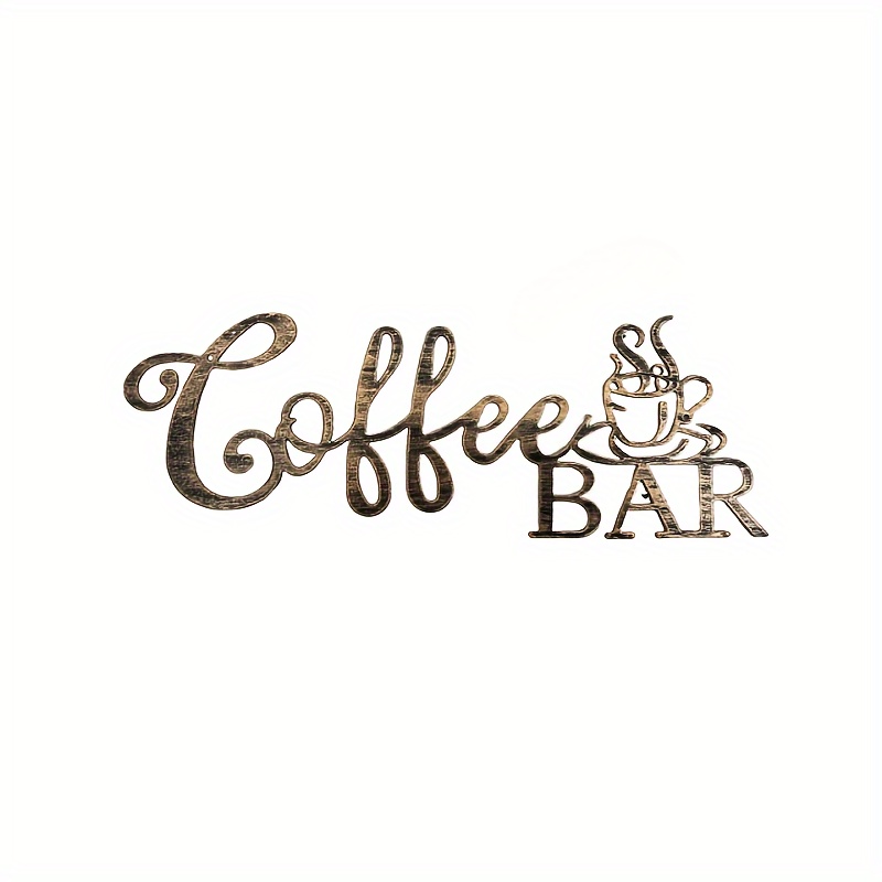 Koffiebar Cafébar Vintage Metalen Teken Grunge Stijl Stockvectorkunst en meer beelden van