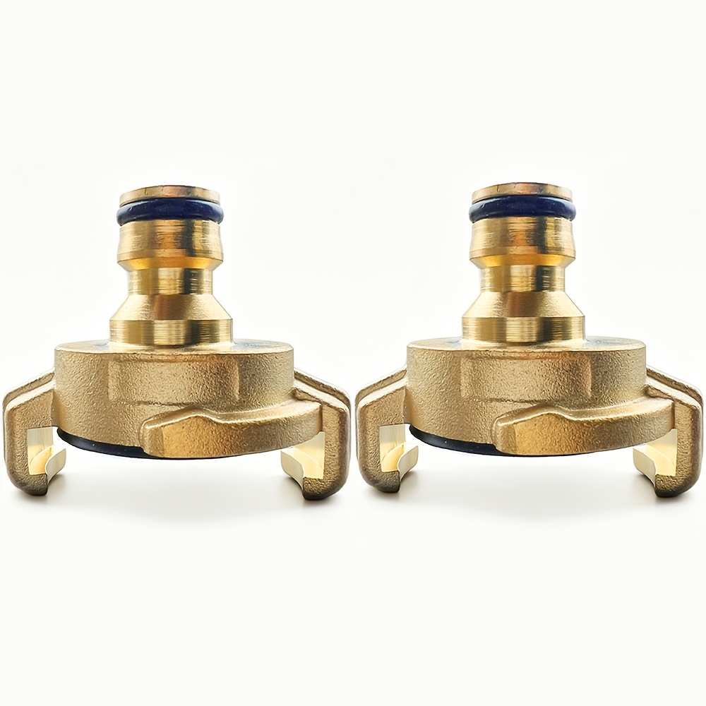 TEMU 2 Piezas de Conexión Rápida para Manguera de Jardín, Acero Inoxidable Compatible con Sistemas Gardena, Roscas Estándar , Diseño Fácil de