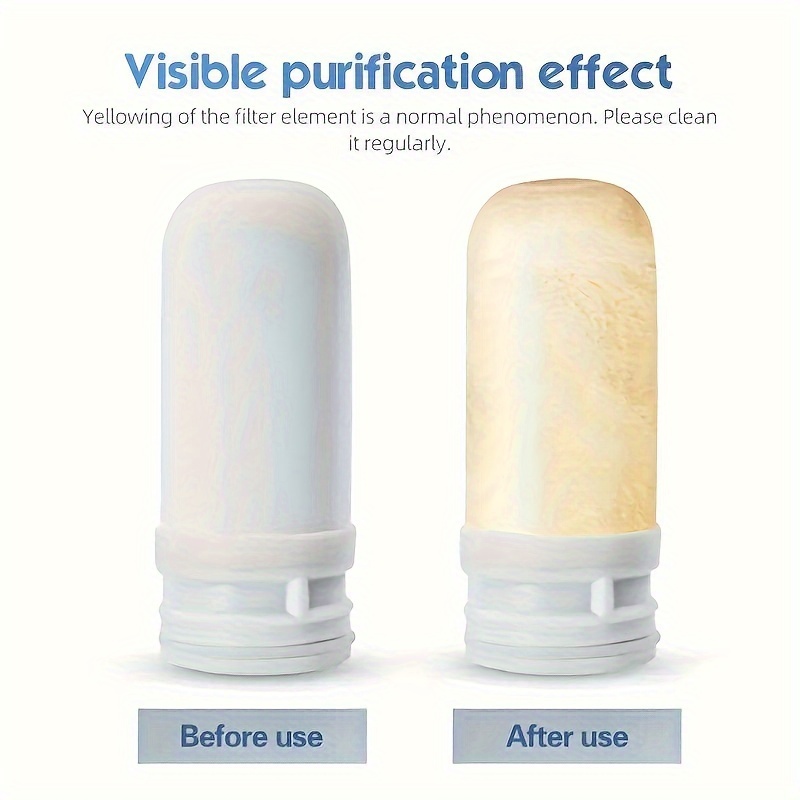 household faucet water purifier ceramic cartridge water details 2
