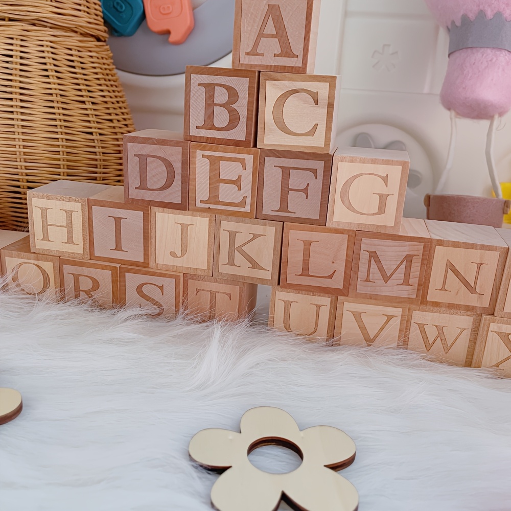 wooden blocks sold on Temu United States