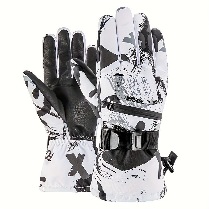 A Pair of Premium Winter Gloves for Men And Women, Designed for Professional Skiing And Outdoor Cycling, Providing Warmth for Winter Biking. These Couple Gloves Make a Great Holiday Gift for Parents, Suitable for Halloween, New Year