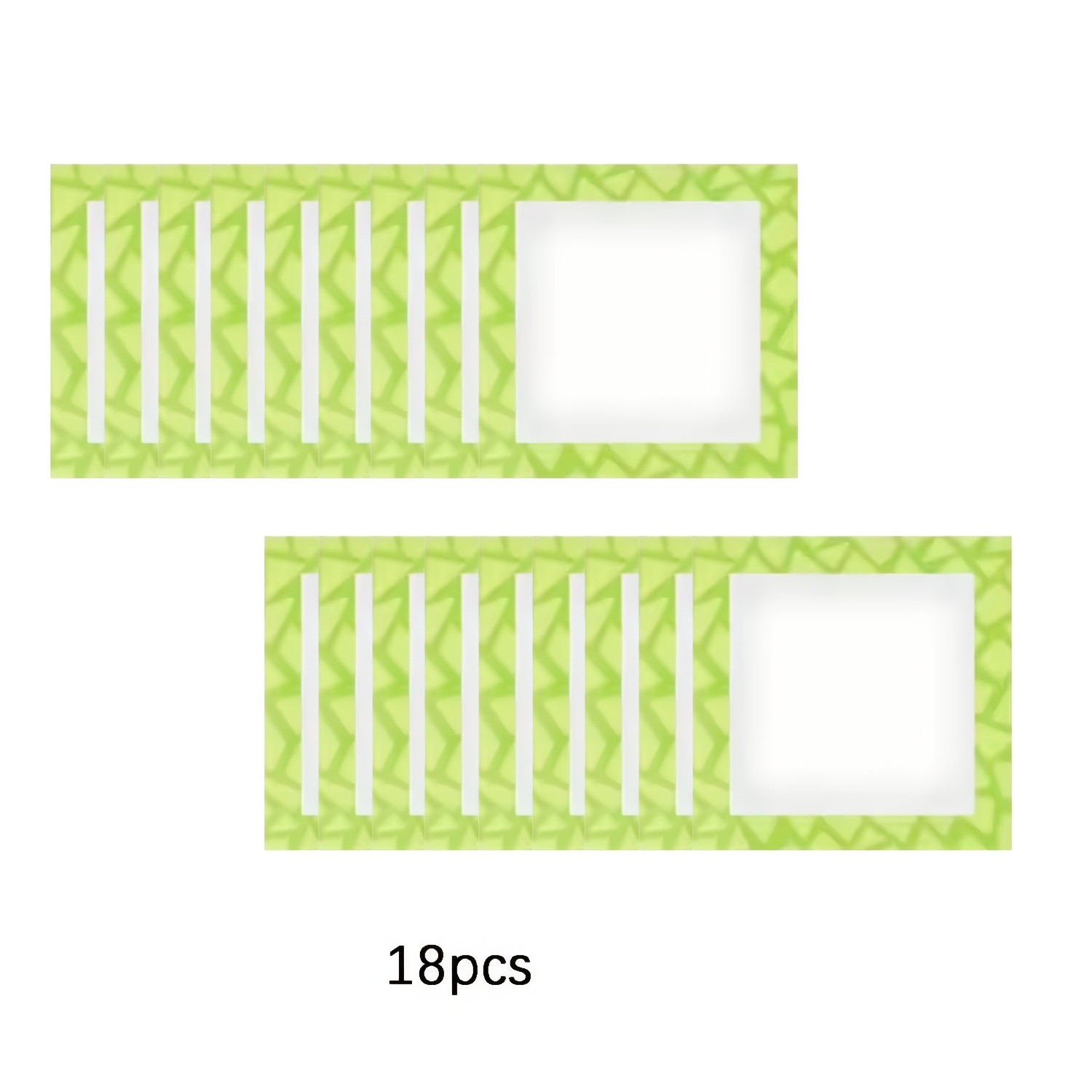TEMU Lot de 18 feuilles antiadhésives réutilisables de papier de pour peinture diamant, adaptées aux cadres de sectionnement en grille DIY, carrées,
