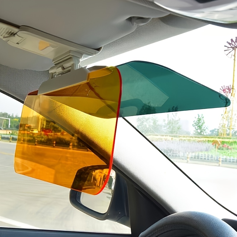 

Car Sun Visor With & High Beam Protection - Day And Night Dual Use, For Safety