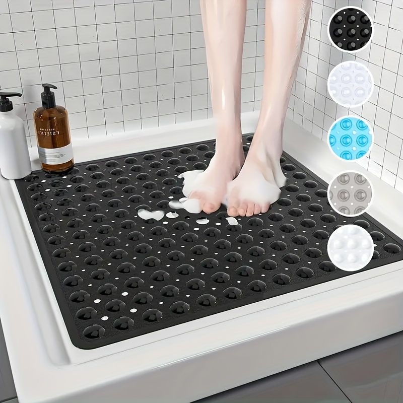 

Non- Pvc Mat Suction , Hypoallergenic, , Round , - For Bathroom, Stall, Bathtub - 53x53cm