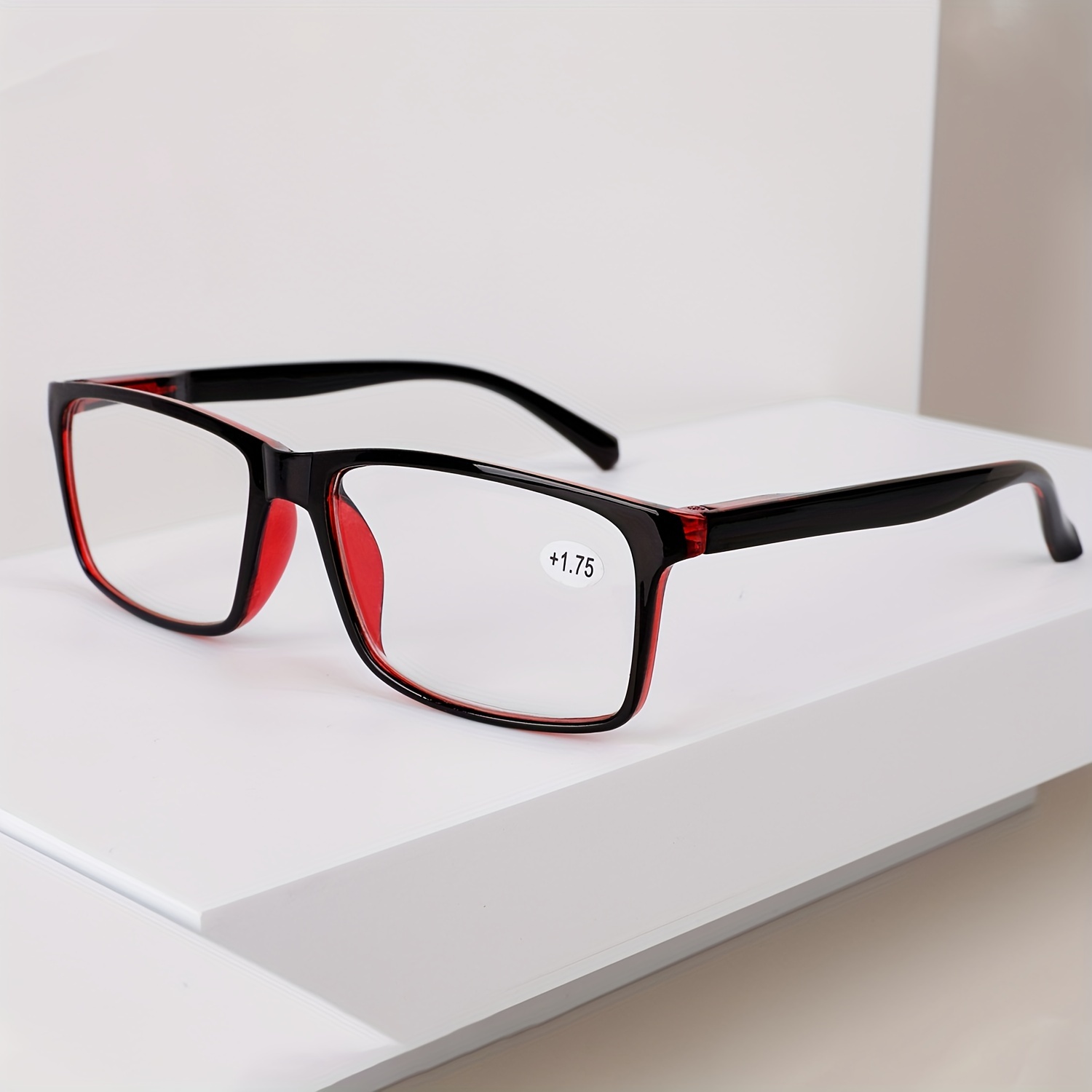 Set of 2 Both Men And Women, Featuring Spring Hinges, Suitable for, in Black And Red, Designed for Presbyopia., Christmas Gifts - Image 5