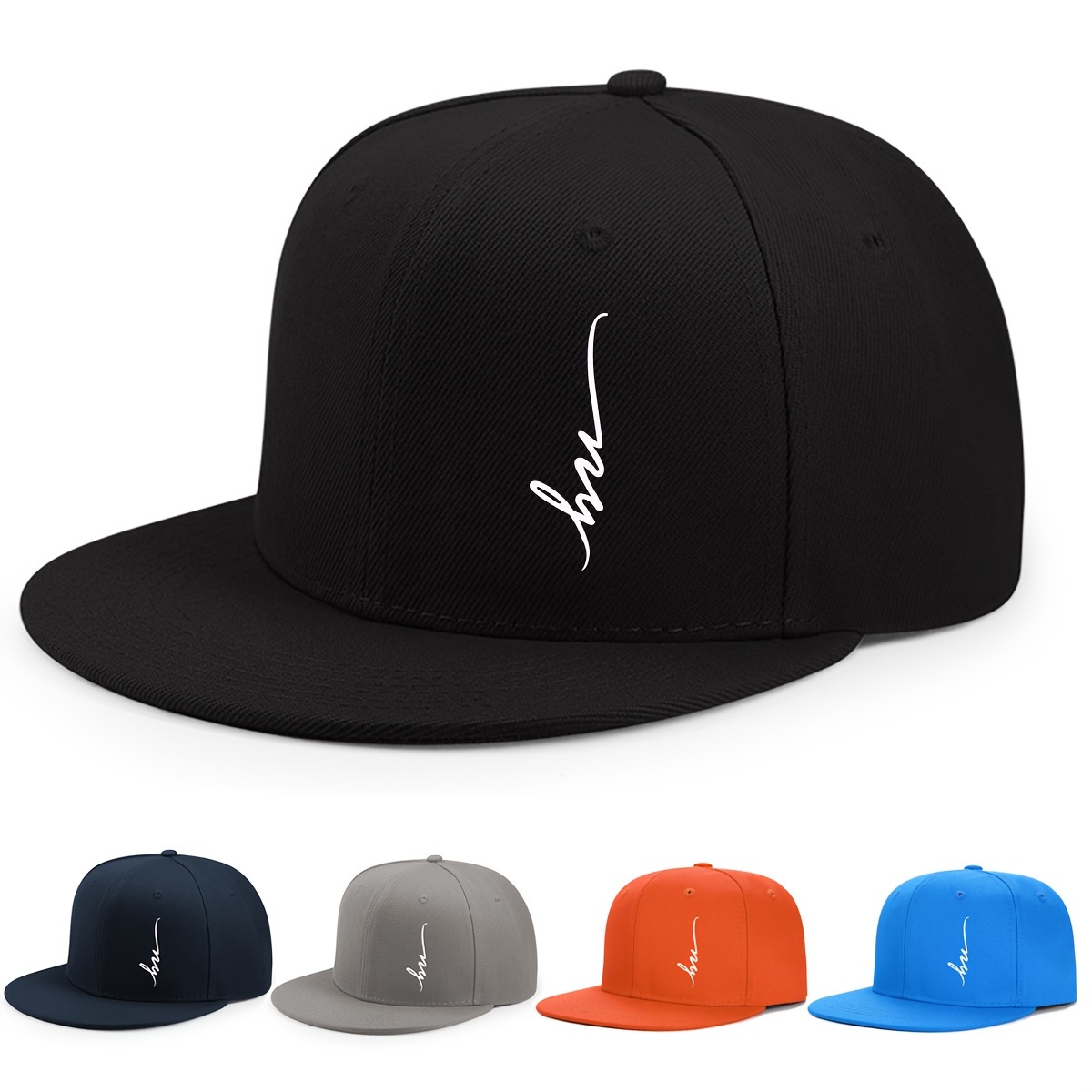 

Unisex Hip-hop Style Baseball Cap - Adjustable, Sun-protective & Trendy Snapback Hat For Outdoor Fashion