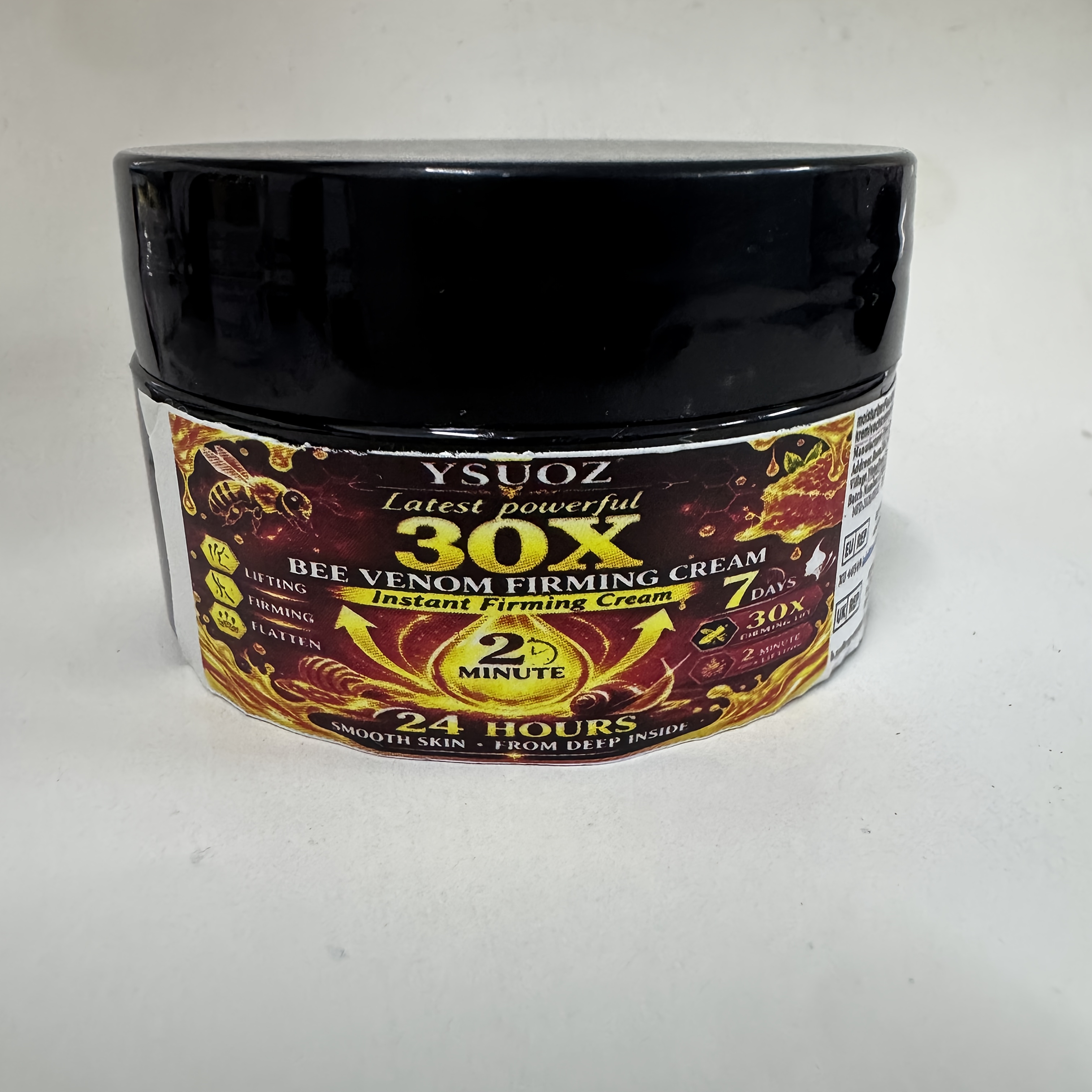 Image of Latest 30x Bee Venom Instant Firming Cream, 2-minute Quick 30x Tightening, Rich In Retinol And Bee Venom Extract, Addressing , Wrinkles, Feet, Smile Lines, Lines, Etc., Tightening And Lifting Skin