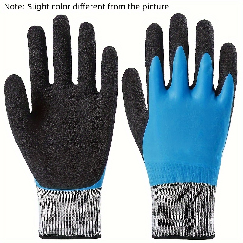 L Size Waterproof Thermal Work Gloves Superior Grip Coating - Temu