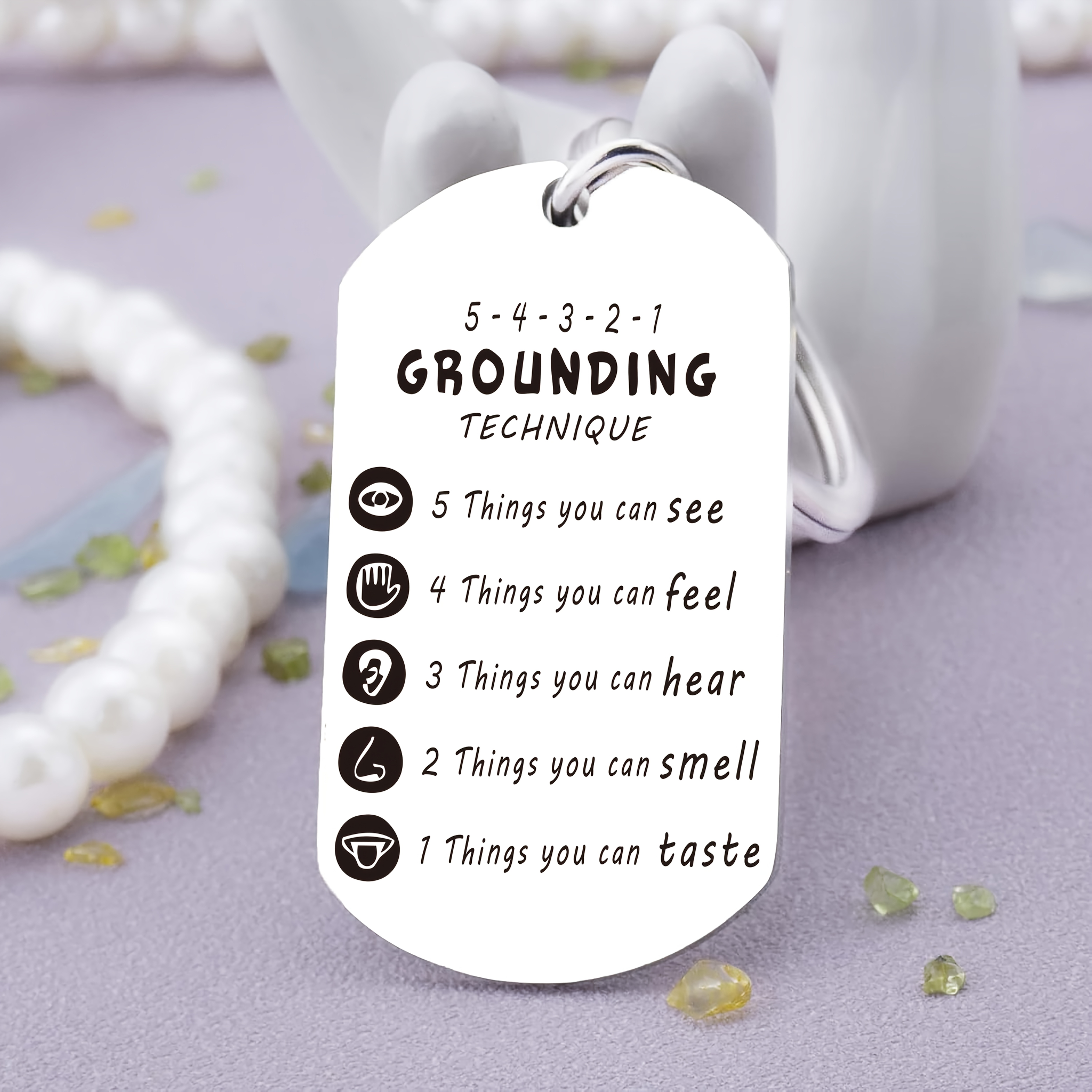 Image of A Psychological Keychain, A Tool For Alleviating Anxiety, Perfect For Gifting To Or Who Are In Mental. This Creative Accessory Serves As A Practical Daily Emotional Regulation Assistant