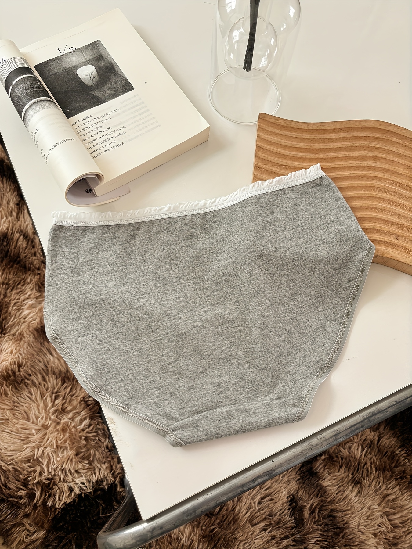 Hahan Ropa Interior De Algodón A Prueba De Fugas Para Adolescentes Y Niñas, EstiloG