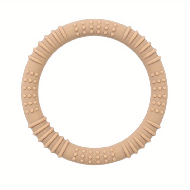 Colorful Silicone Teething Ring for Babies
