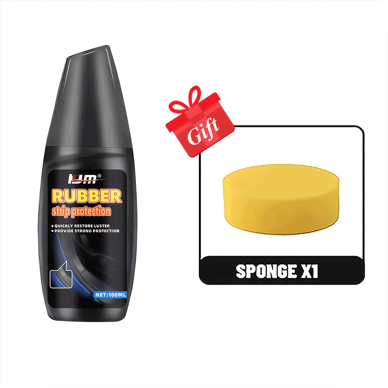 Professional Rubber - For Car Doors/windows & Engine Belts, Prevents Winter Sticking, Elasticity, Restores Color & Flexibility, Reduces Noise, Extends Service Life