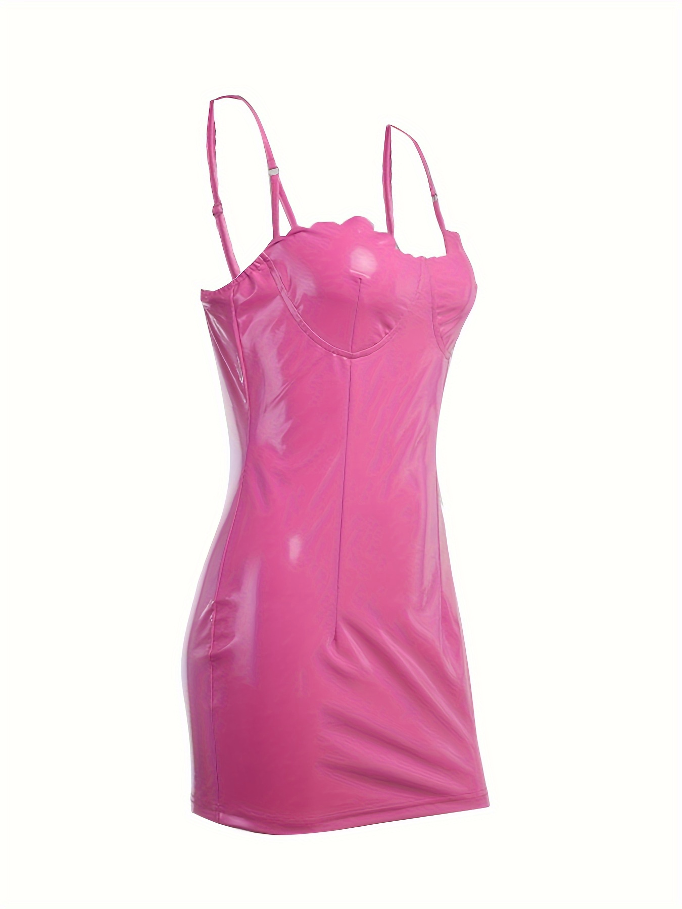 womens skinny dress solid color sleeveless - Temu