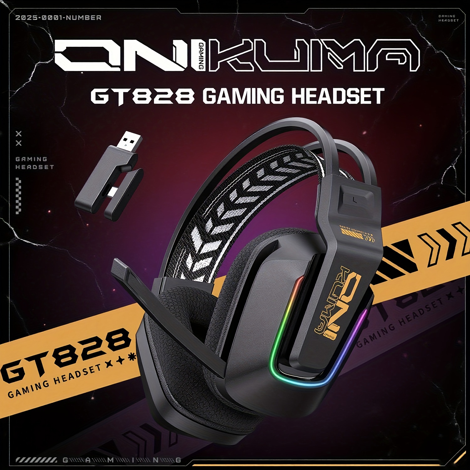 auriculares inalámbricos gaming gt828 micrófono Temu Colombia