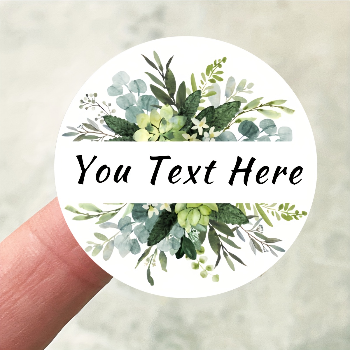 TEMU Personalized Wedding & Party Stickers Compatible For Wedding, Engagement, Thank You Labels - Glitter Shiny Paper Stickers With Pre-made Jungle ,