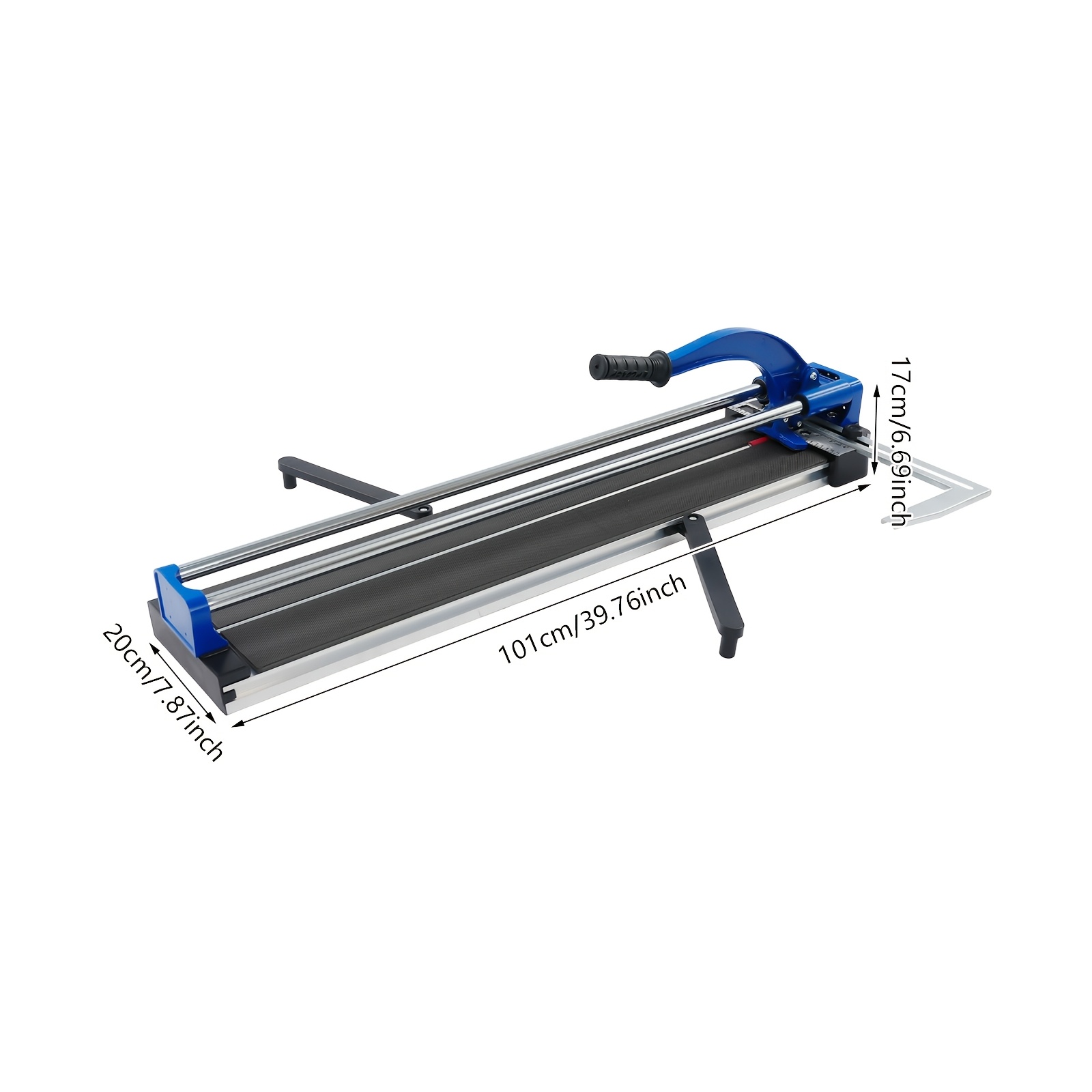 TEMU Cortador de Azulejos de 80Cm con Rieles Duales y Montajes, /5, con Posicionamiento Infrarrojo de Precisión; Herramientas Manuales para Cortar
