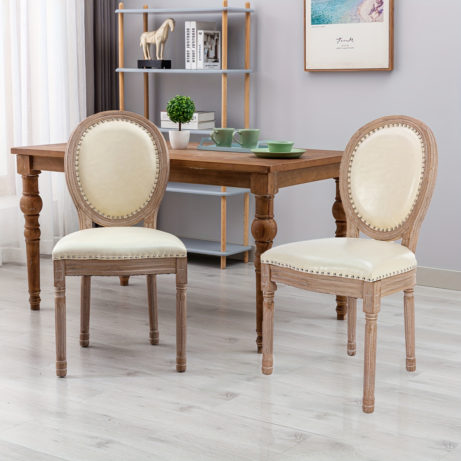 

Dining Chairs Set Of 2, Upholstered Dining Chairs Round Chairs For , , Restaurant