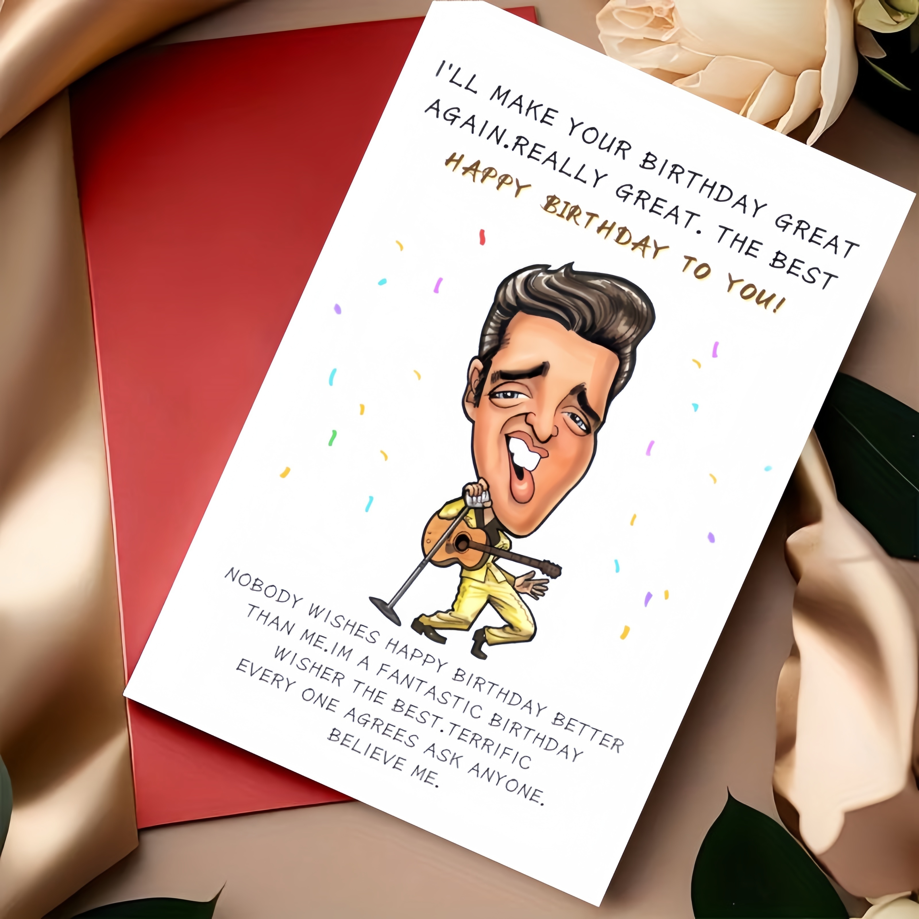 

1pc Funny Birthday Card Gift, Funny Birthday Card, Creative Greeting Card