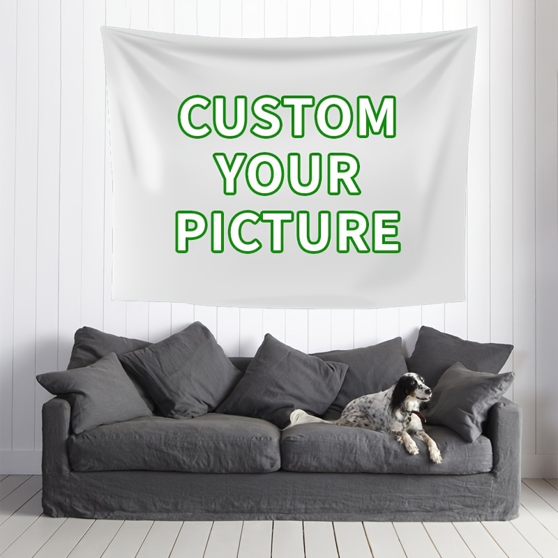

1pc Customize Pattern Tapestry Customize With Picture Tapestry Wall Hanging For Living Room Home Decor