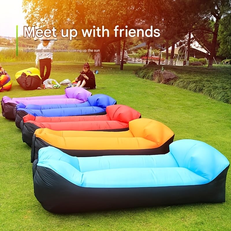 inflatable sofa second quick folding chair portable beach Temu