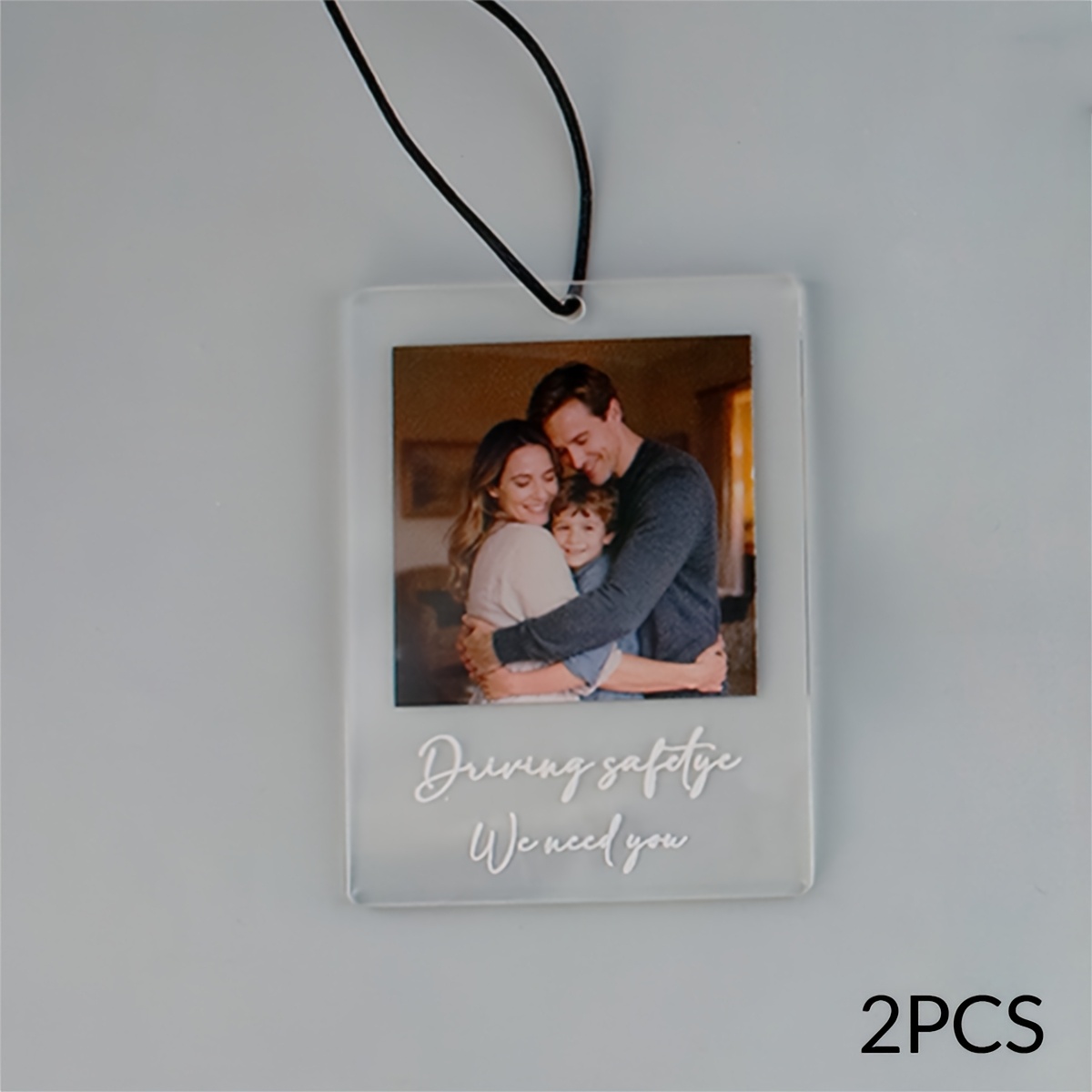 E-shop [2D Flat] [2D Flat] Foto Auto Anhänger A1 - Personalisiertes Acryl Auto Zubehör, Personalisierte Auto Teile, Benutzerdefinierte Foto Auto