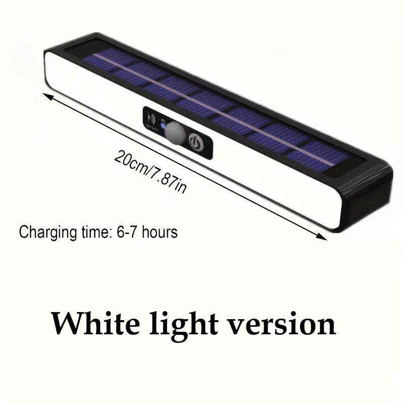 TEMU Lampe solaire à pince ultra-lumineuse pour paysage - Détecteur de mouvement pour cour, jardin, clôture et décoration extérieure