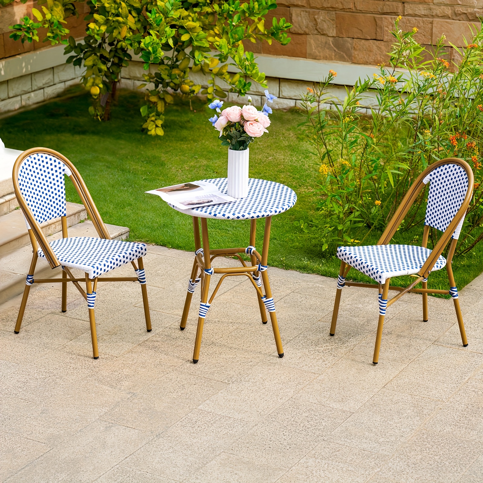 backyard creations allenwood patio umbrella side table Sundale 22" Brown Table, Wicker Stand Cover furniture with outdoor covers (sold separately) when left outside during inclement weather or when not in use demi shade side table terracotta