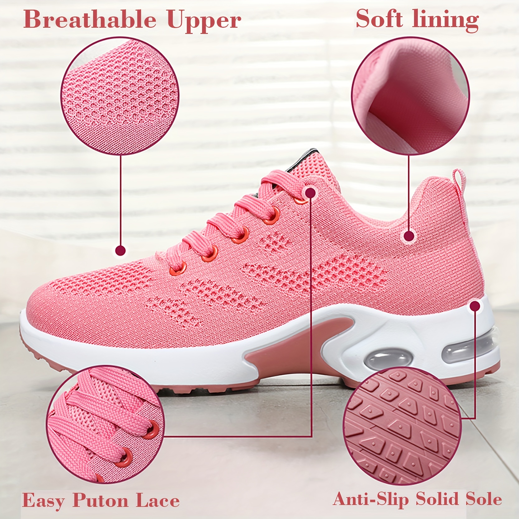 new women weight comfortable shoes air cushion Temu United Kingdom