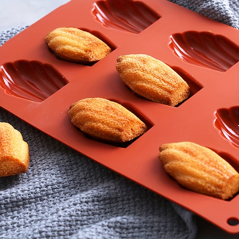 2 Madeleine Backformen Aus Silikon – Muschelförmige Backform Für Kekse, Kuchen, Schokolade, Eis