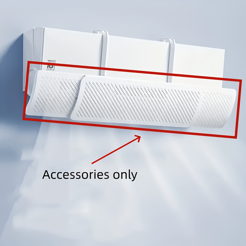 Deflector reglabil pentru aer condiționat, conceput pentru a redirecționa fluxul de aer, panou rotativ la 180°