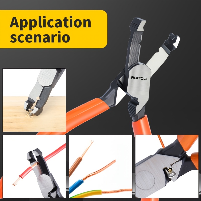 15.24 cm Screw Extractor Pliers, Multipurpose Stripped Screw Remover Tool with Unique Non-Slip Jaws for Home Renovation Repair Hand Tools