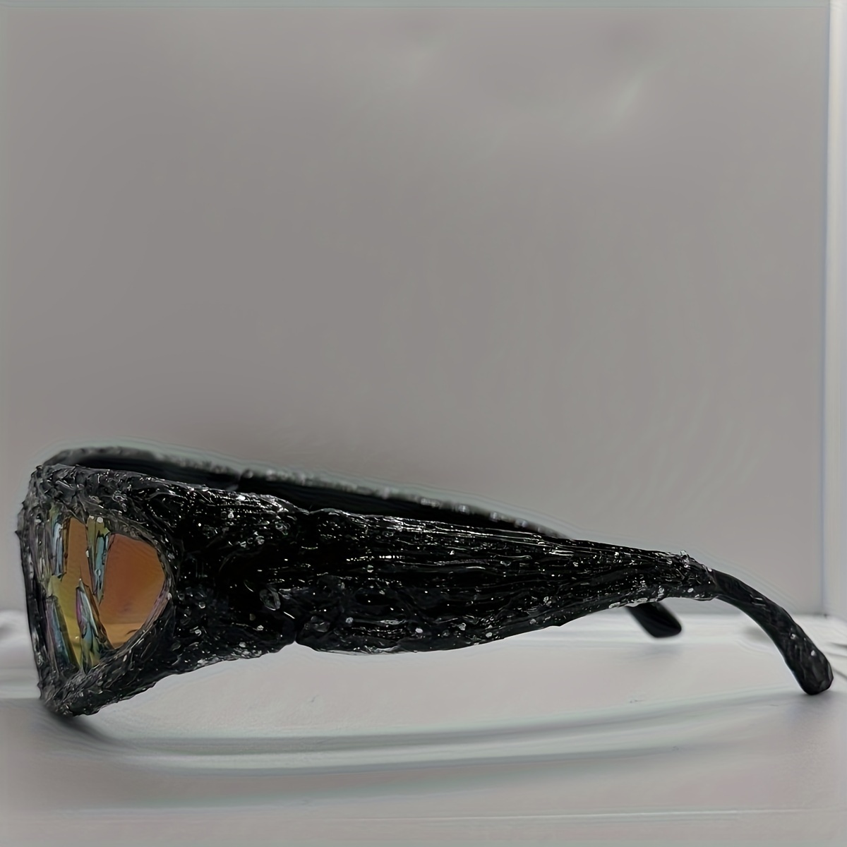 handcrafted trendy hip hop glasses dark cool avant garde design for music festivals halloween and christmas water resistant comfortable wear ideal hip hop photography fashion accessory details 6