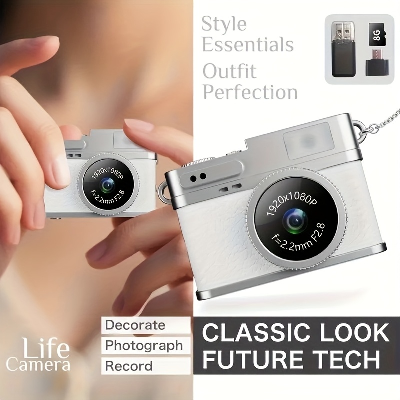 1080p mini keychain camera wearable keychain camera ultra - Temu