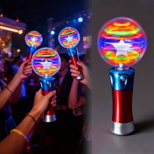 spinning led light up toy wand aa batteries batteries not included sensory spinner for kids party favors classroom prizes gift for parties concerts birthdays dances festivals christmas and new year