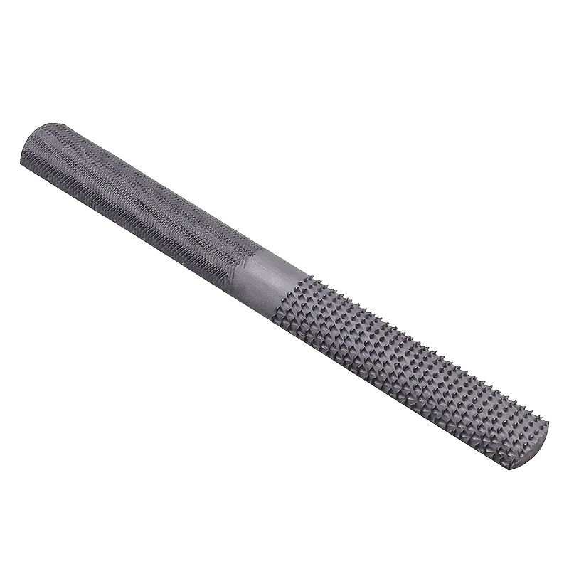 TEMU 1pc 4-in-1 Wood Carving Files Rasp Wooden Rotating Burrs File Alloy Square Flat Half Round Filling Needle Woodworking
