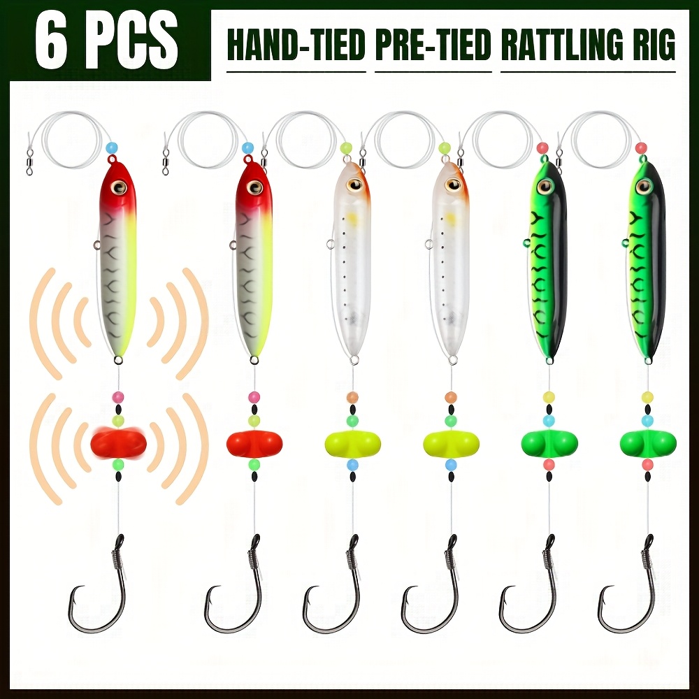 Circle Hook Catfish Rig Set Visulong Catfish Fishing Rigs - Pre-Tied ...