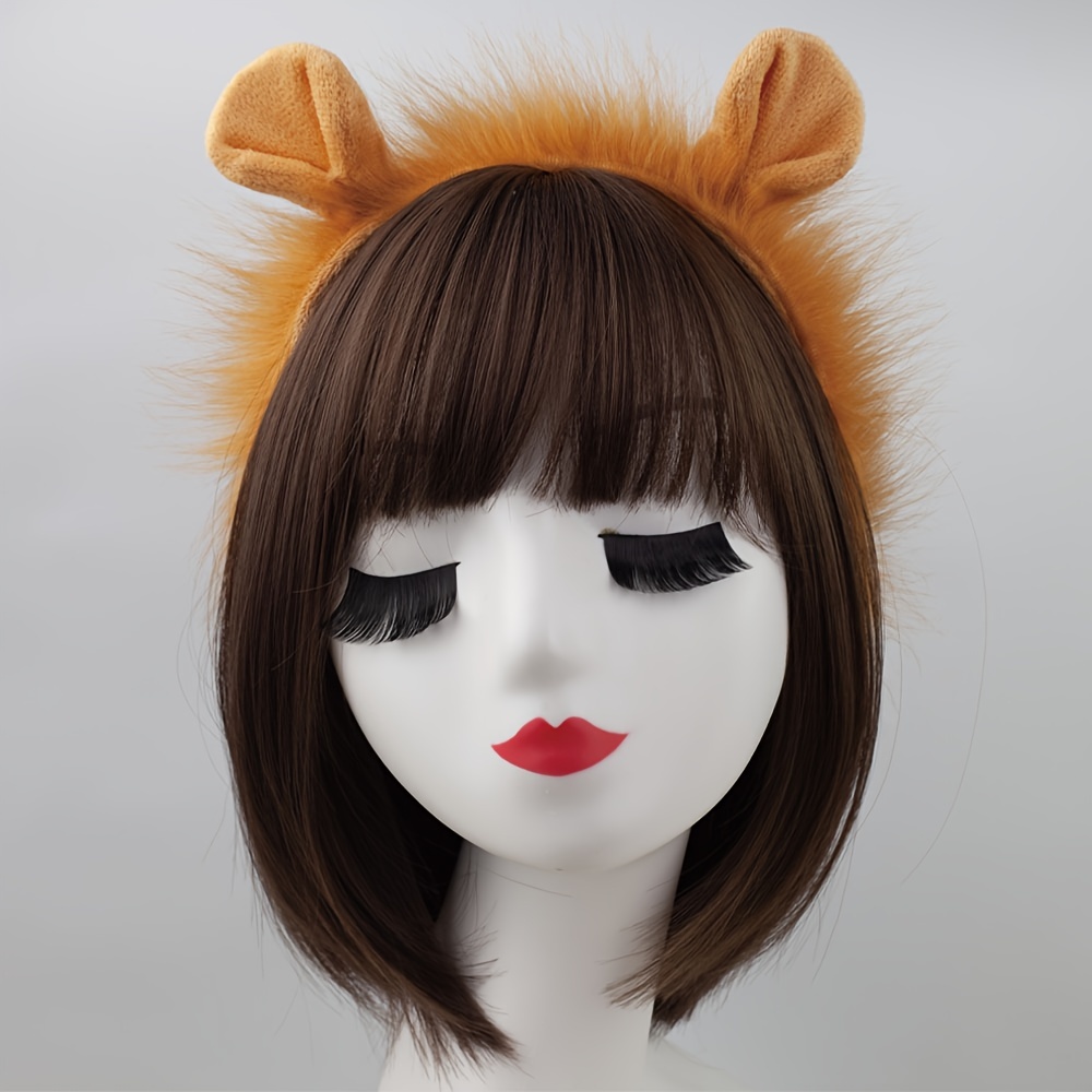 4-teiliges Löwen-Kostüm Set – Süßes Tierkostüm Mit Kopfband, Schwanz, Nase Und Tutu – Perfekt Für Karneval, Halloween & Cosplay
